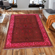 Handmade Overdye Carpet 4' 2" x 5' 7" - No. AL48656