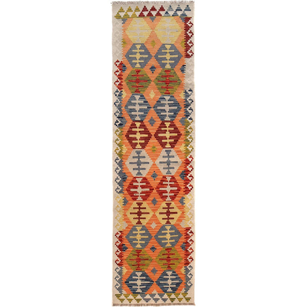 Long Chobi Kilim Runner 2' 7" x 9' 11" - No. AL63672