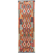 Hand Knotted Flatweave Kilim Runner 2' 10" x 9' 6" - No. AL58505