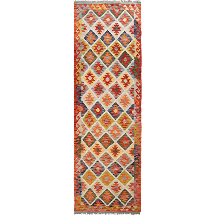 Long Kilim Runner 2' 11" x 10' 2" - No. AL95630