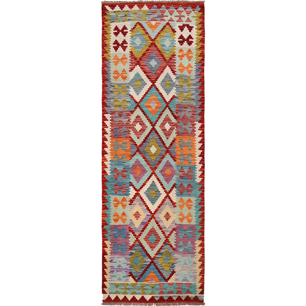 Short Chobi Kilim Runner 2' 7" x 8' 2" - No. AL17325