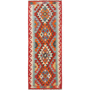 Hand Knotted Flatweave Kilim Runner 2' 11" x 7' 1" - No. AL62813