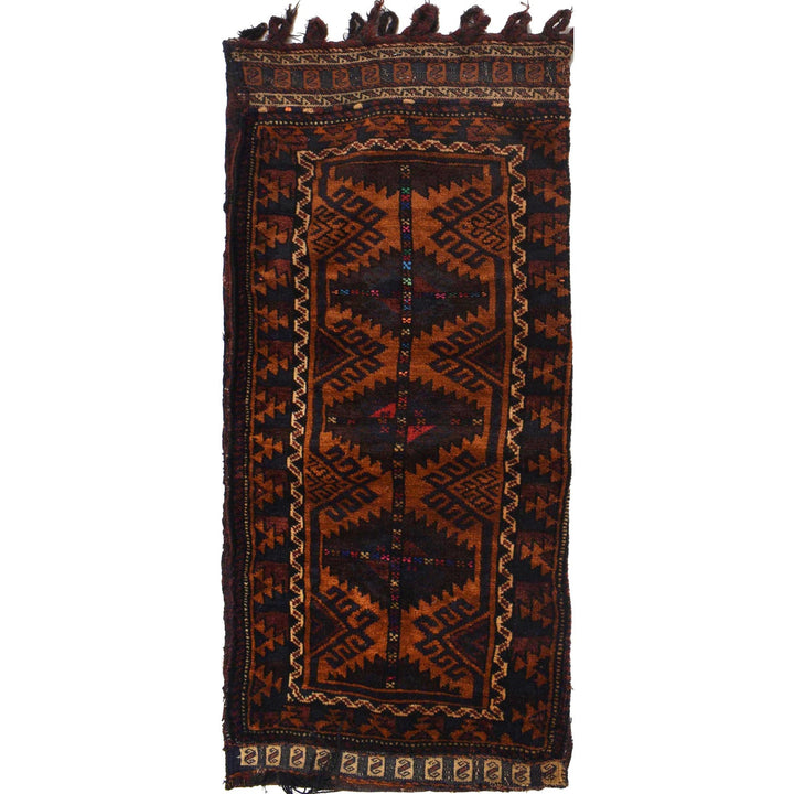 Afghan Balisht Cushion Rug  1' 8" x 3' 6" - No. AL51751