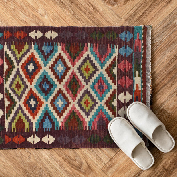 Handmade Vegetable Kilim 2' 0 x 2' 10" - No. AL44305