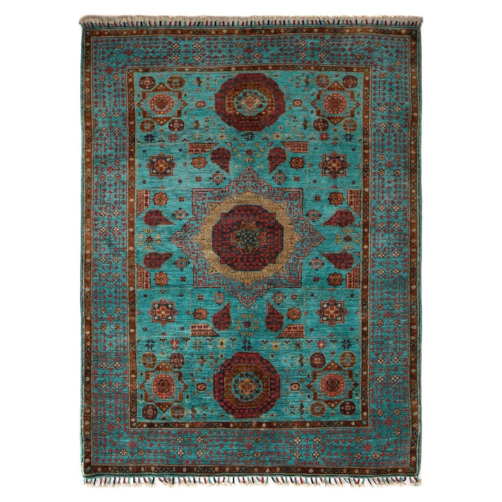 Oriental Mamluk Area Rug 4' 1" x 5' 10" - No. AL47423