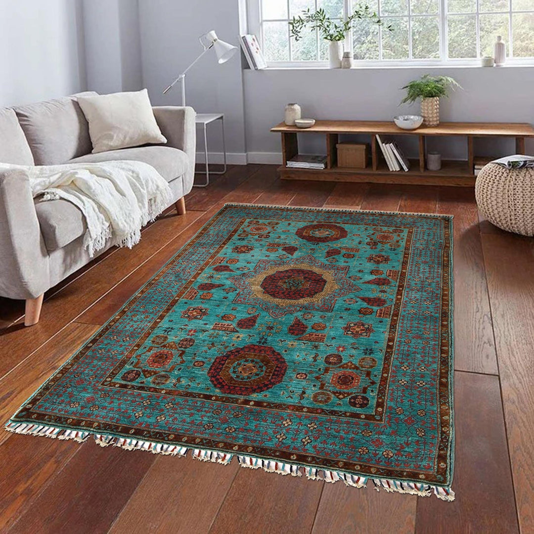 Oriental Mamluk Area Rug 4' 1" x 5' 10" - No. AL47423