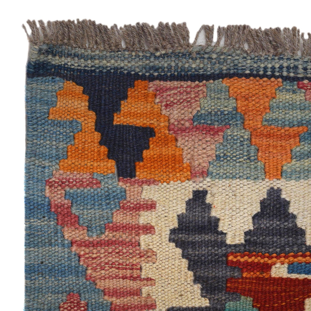 Hand Made Afghan Kilim Runner 2' 9" x 9' 11" - No. AL89360