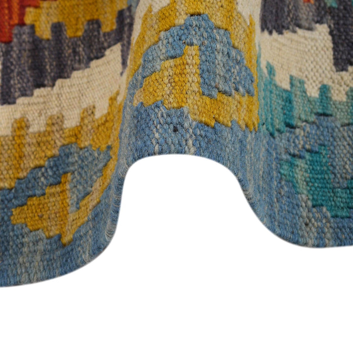 Hand Made Afghan Kilim Runner 2' 9" x 9' 11" - No. AL89360