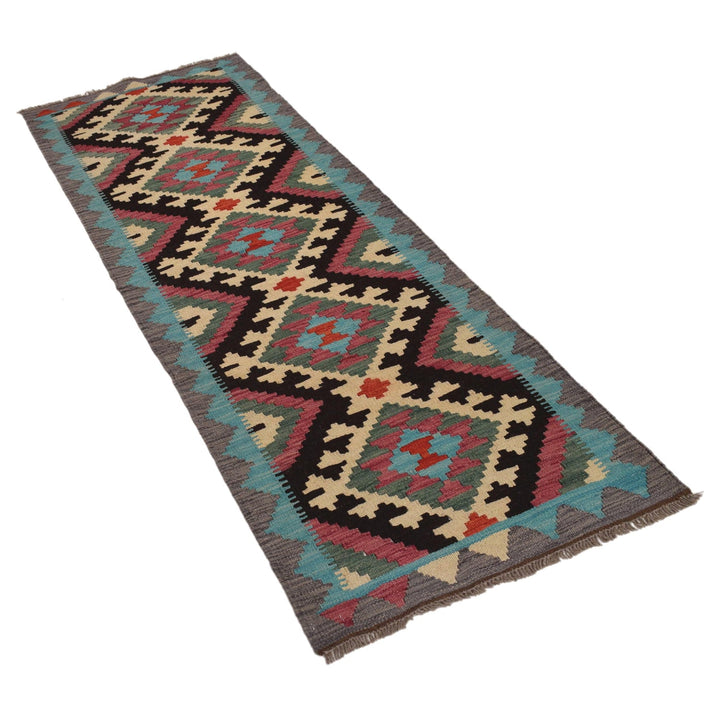 Hand Knotted Flatweave Kilim Runner 2' 2" x 6' 8" - No. AL42169