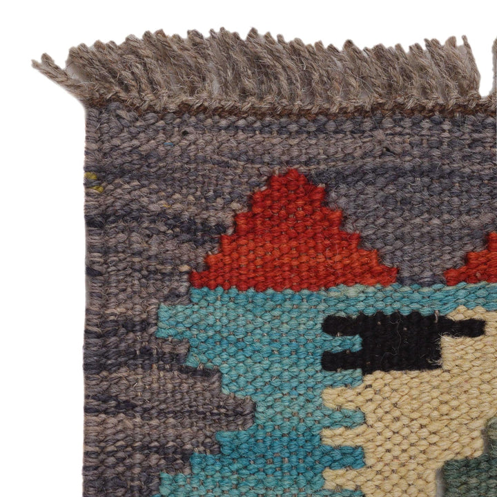 Hand Knotted Flatweave Kilim Runner 2' 2" x 6' 8" - No. AL42169