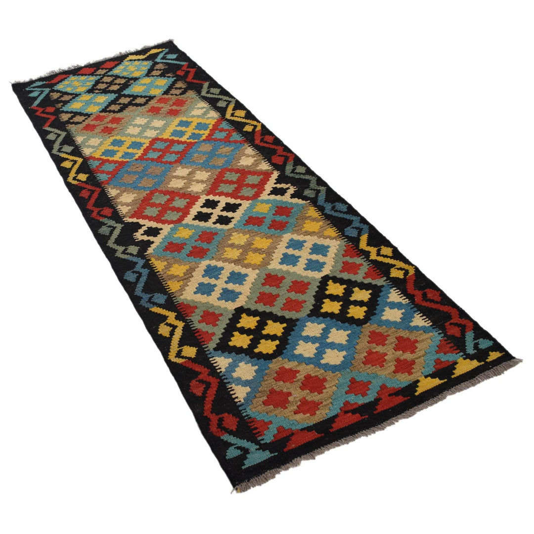 Hand Knotted Flatweave Kilim Runner 2' 2"x 6' 7" - No. AL77935
