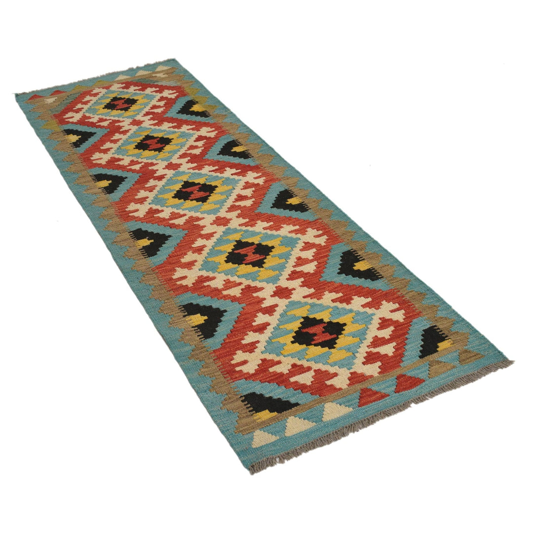 Short Kilim Runner 2' 2"x 6' 7" - No. AL28636