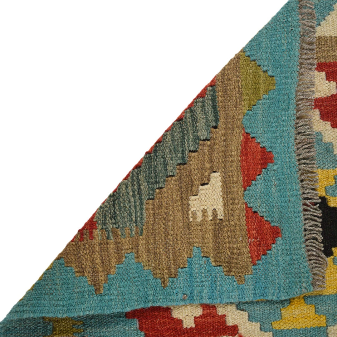 Short Kilim Runner 2' 2"x 6' 7" - No. AL28636