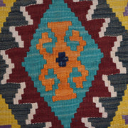 Colorful Flat-Weave Wool Kilim Runner 2' 2" x 5' 9" - No. AL51061