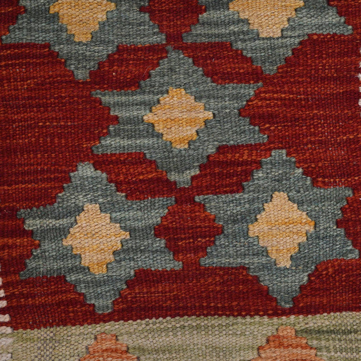 Hand Made Afghan Kilim Runner 1' 9" x 4' 9" - No. AL94660