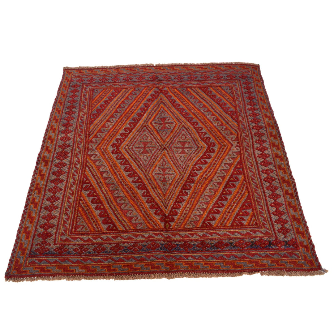 Small Square Mashwani Rug 4' 1" x 4' 3" - No. AL52220