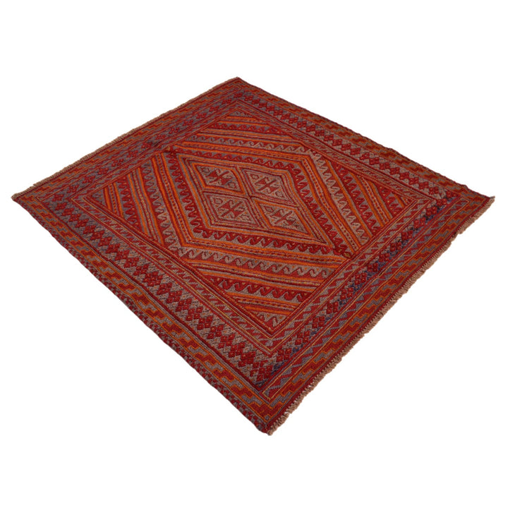 Small Square Mashwani Rug 4' 1" x 4' 3" - No. AL52220