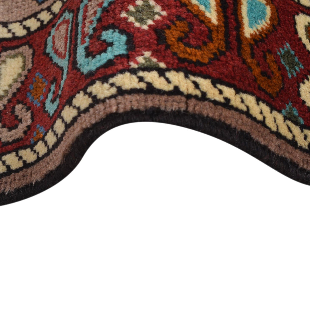 Afghan War Rug – Military Design 2' 7" x 3' 11" - No. AL18483