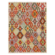 Handmade Vegetable Kilim 4' 2" x 5' 6" - No. AL20743
