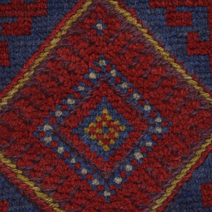 Hand Knotted Mashwani Runner Rug 2' 0" x 8' 8" - No. AL20390