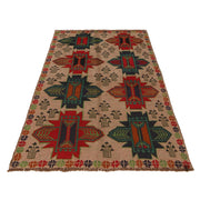Tribal Baloch Rug 4' 2" x 6' 7" - No. AL21601