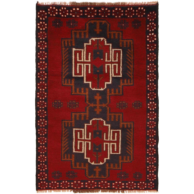 Baluch Small Size Rug 2' 11" x 4' 10" - No. AL51678