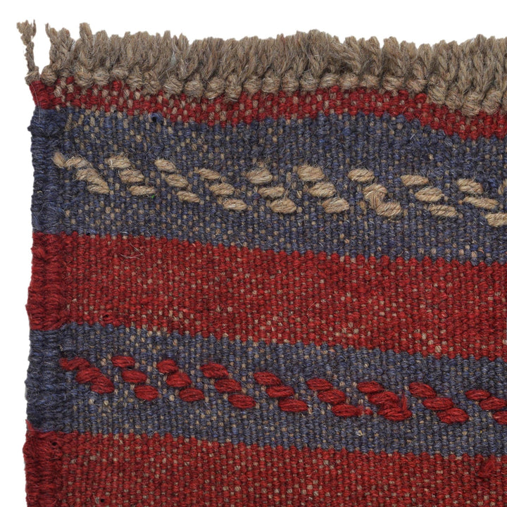 Handmade Wool Mushwani Runner 2' 2" x 8' 1" - No. AL52021