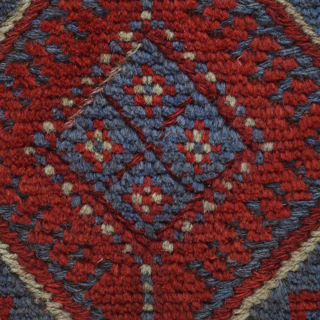 Handmade Wool Mushwani Runner 2' 2" x 8' 1" - No. AL52021