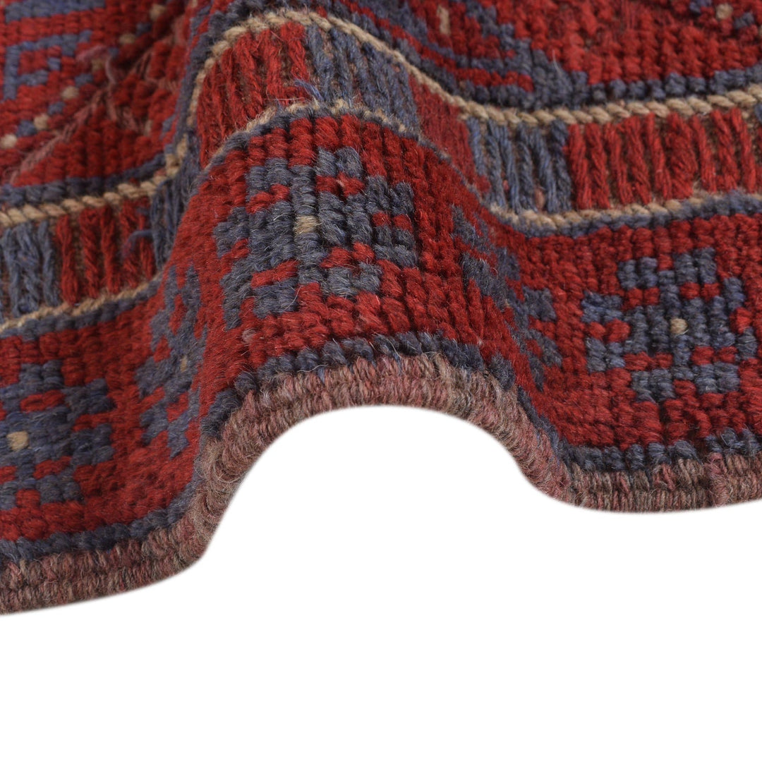 Handmade Wool Mushwani Runner 2' 2" x 8' 1" - No. AL52021