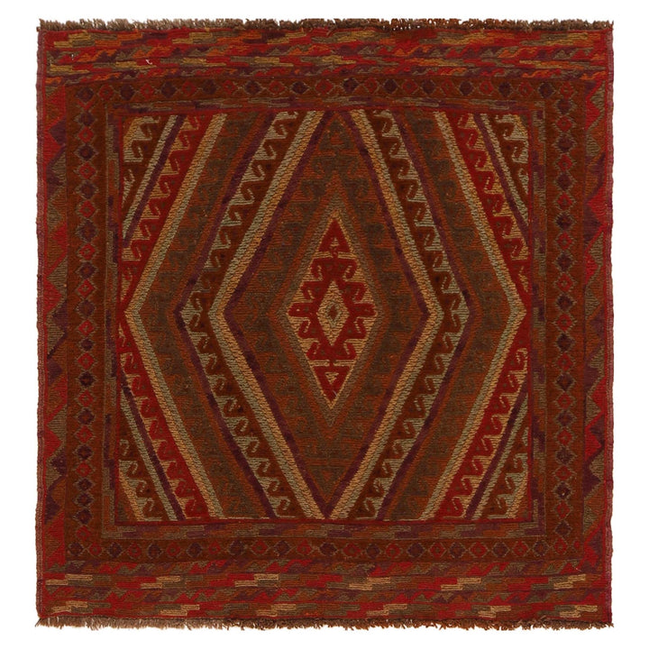Handmade Mushwani Carpet 3' 10" x 3' 11" - No. AL10414