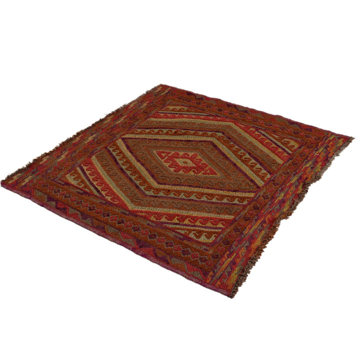 Handmade Mushwani Carpet 3' 10" x 3' 11" - No. AL10414
