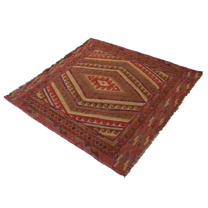 Handmade Mushwani Carpet 3' 10" x 3' 11" - No. AL10414