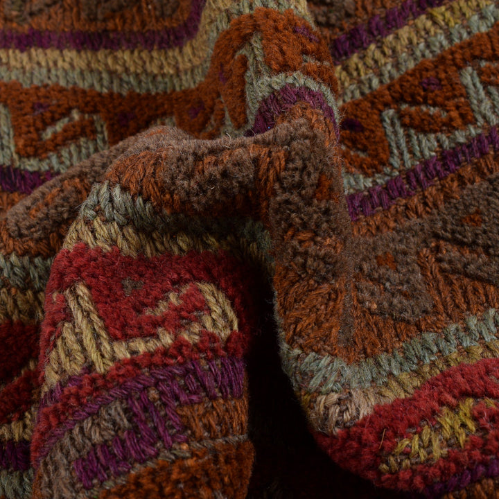 Handmade Mushwani Carpet 3' 10" x 3' 11" - No. AL10414