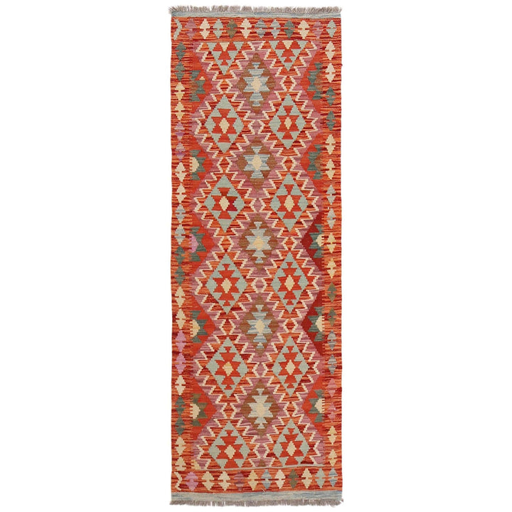 Hand Knotted Flatweave Kilim Runner 2' 3" x 6' 5" - No. AL27711