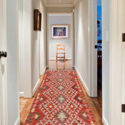 Hand Knotted Flatweave Kilim Runner 2' 3" x 6' 5" - No. AL27711