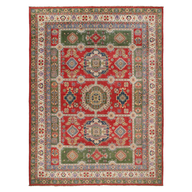 Hand knotted Kazak Carpet 8' 11" x 11' 11" - No. AL45472