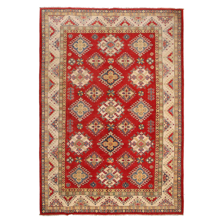 Red Kazak Rug 6' 5" x 9' 9" - No. AL31981
