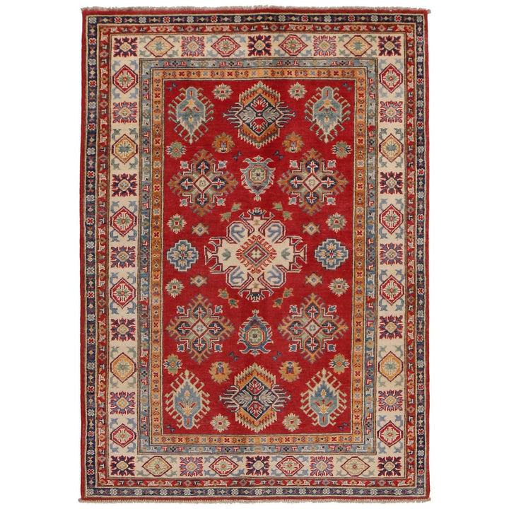 Oriental Kazak Rug 4' 1" x 5' 11" - No. AL47341
