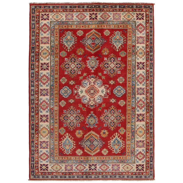Oriental Kazak Rug 4' 1" x 5' 11" - No. AL47341