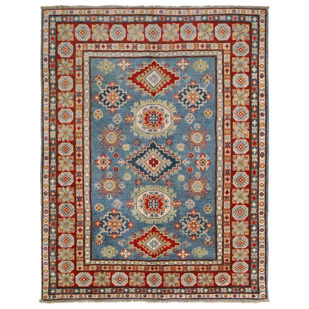 Blue Color Kazak Rug 5' 1" x 6' 7" - No. AL68849