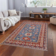 Blue Color Kazak Rug 5' 1" x 6' 7" - No. AL68849