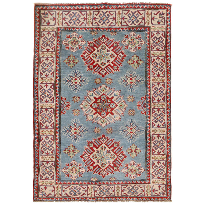 Handmade Kazak Area Rug 4' 6" x 6' 5" - No. AL99247