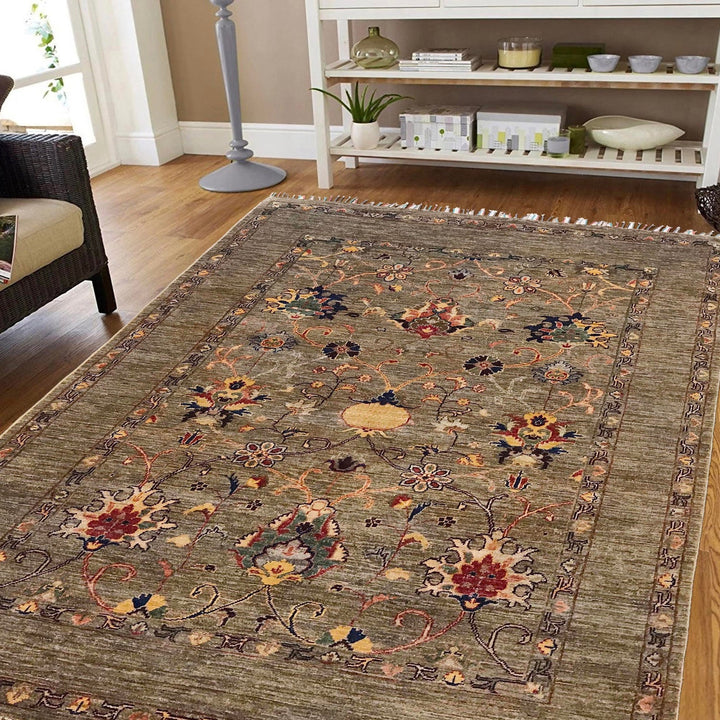Modern Sultani Carpet 4' 11" x 6' 6" - No. AL84403