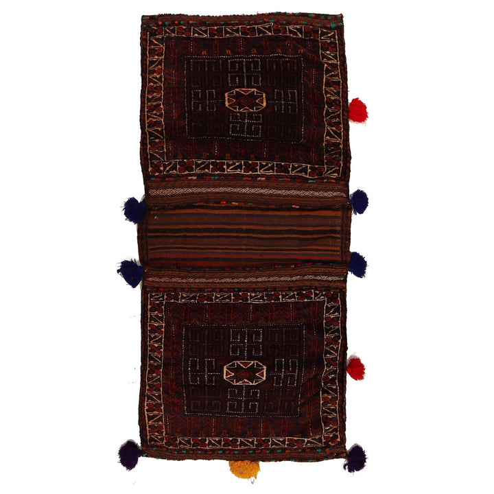 Afghan Baluch Saddle Bag Rug 2' 8" x 5' 9" - No. AL52844