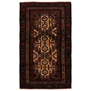 Multi Baluchi Rug 3' 7" x 6' 6" - No. AL16511
