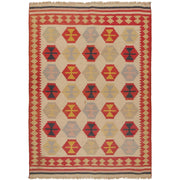 Afghan Vintage Kilim 5' 3" x 7' 7" - No. AL80876