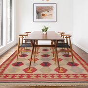 Afghan Vintage Kilim 5' 3" x 7' 7" - No. AL80876