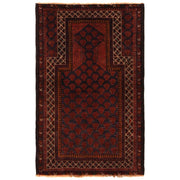 Muslim Prayer Rug 2' 8" x 3' 11" - No. AL92909