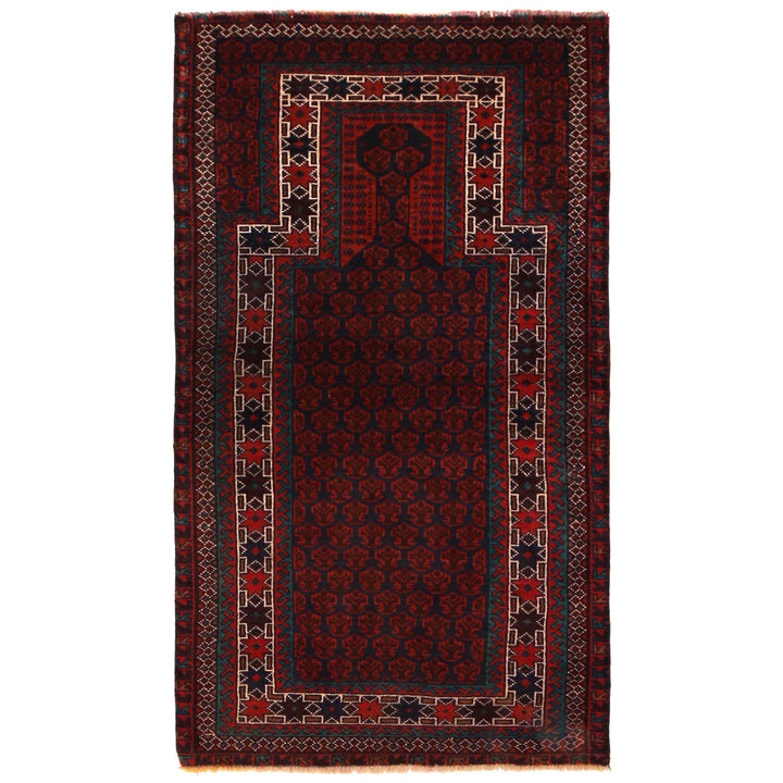 Small Prayer Carpet 3' 0" x 5' 5" - No. AL63032