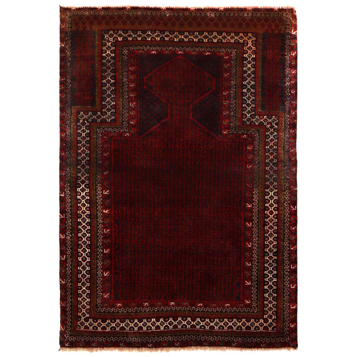Muslim Prayer Rug 3' 3" x 4' 8" - No. AL80580